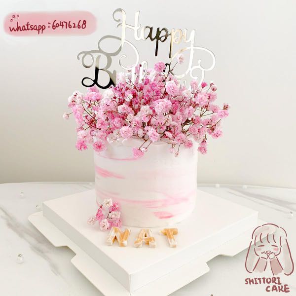 鮮花蛋糕生日蛋糕鮮花玫瑰花 興趣及遊戲 手作 自家設計 文具及工藝 手作 Carousell