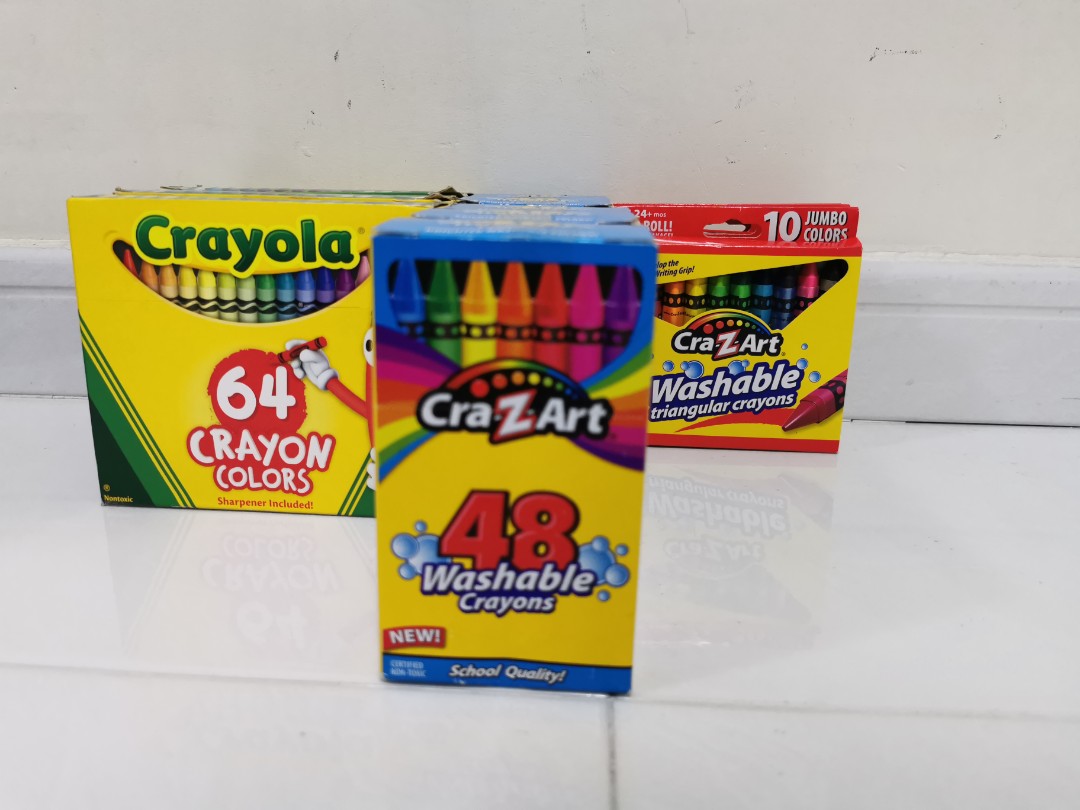 ** Crayola and crazart crayons**, Hobbies & Toys, Stationery & Craft