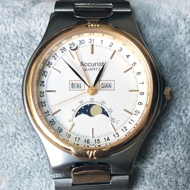 Accurist shop moonphase watch
