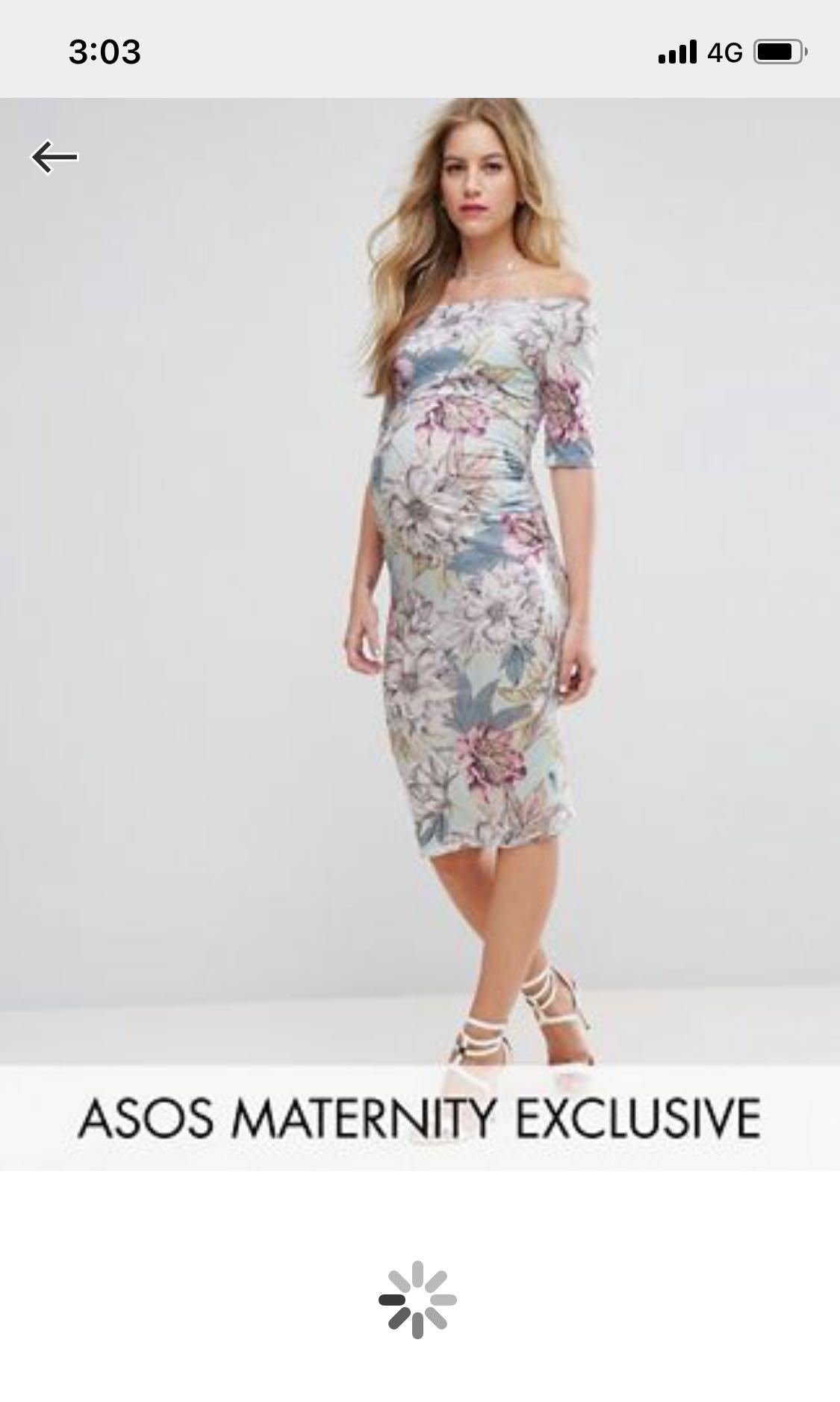 Asos Maternity dress UK10 Women s Fashion Dresses Sets Dresses on Carousell