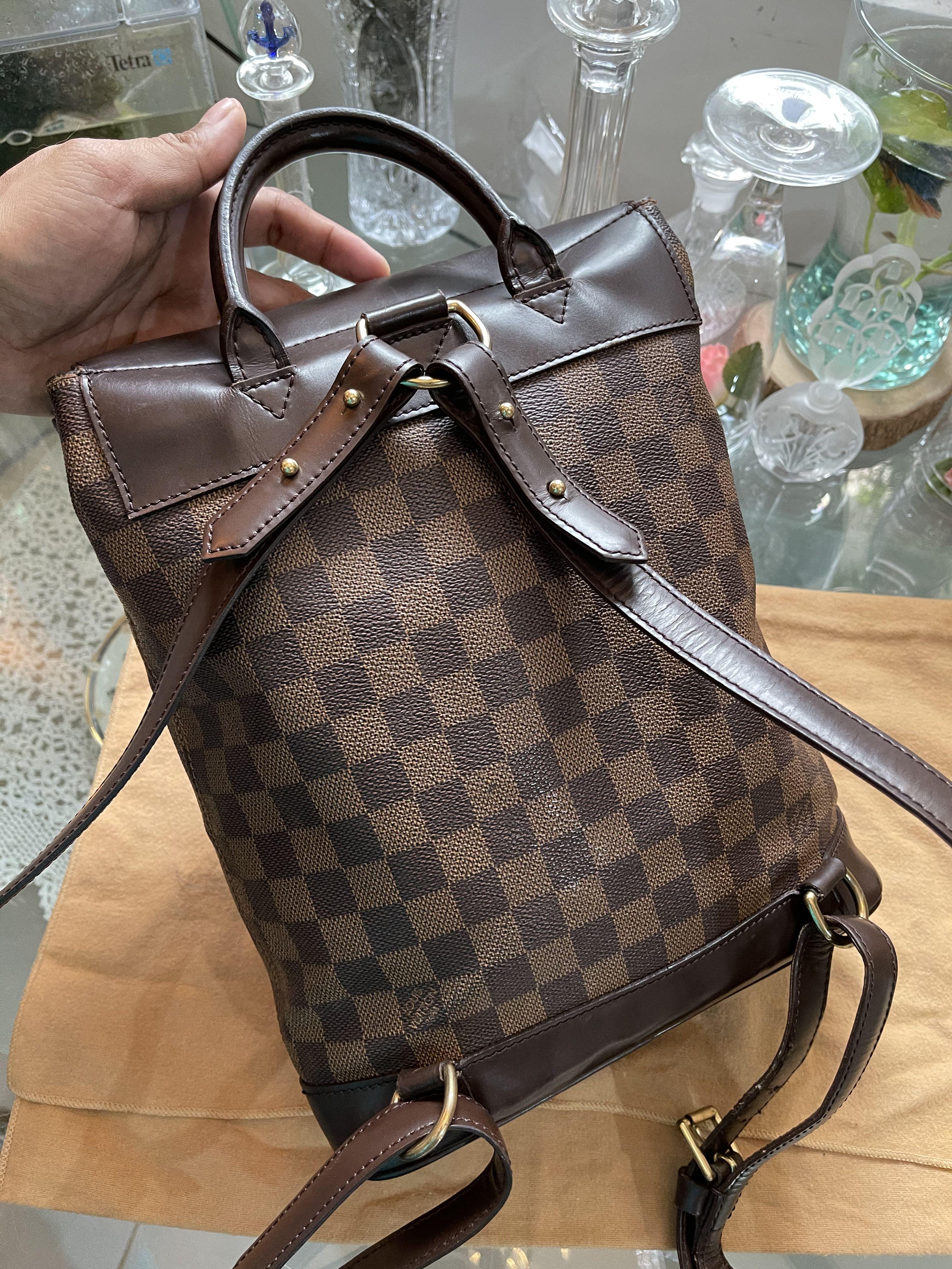 Damier ebene soho 2025 backpack