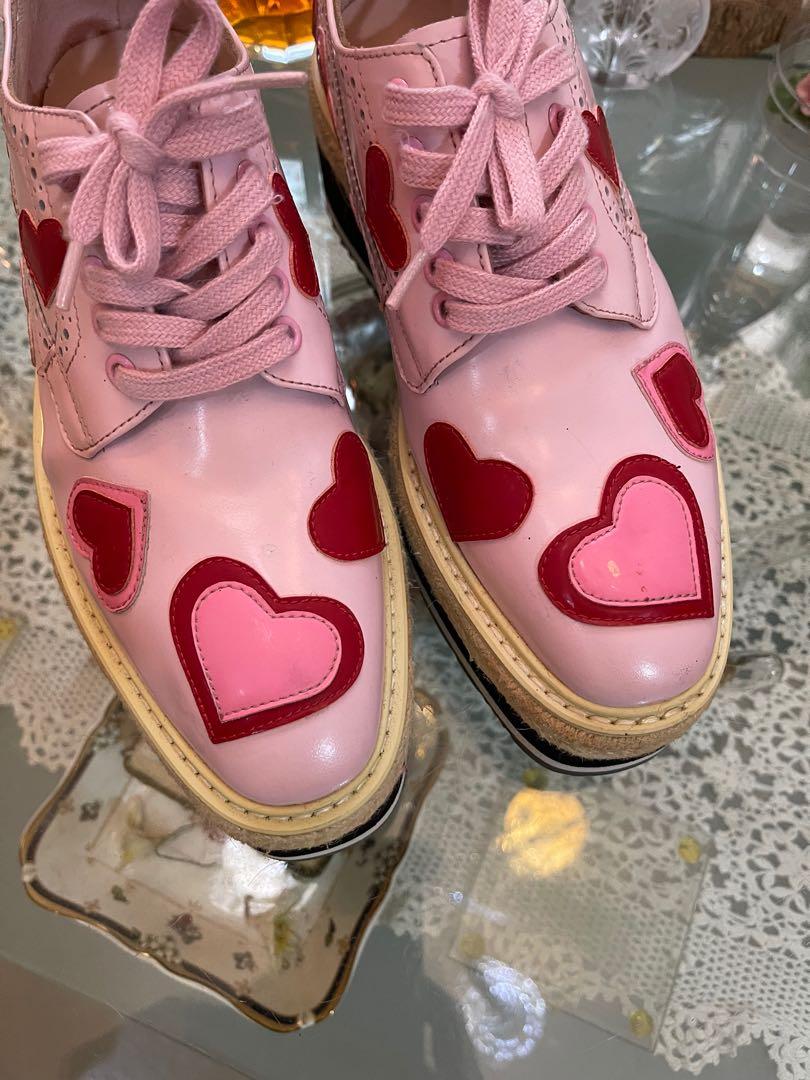 prada heart shoes