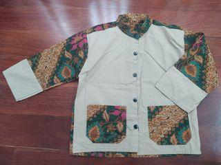 Baju koko batik atasan saja 3 tahun