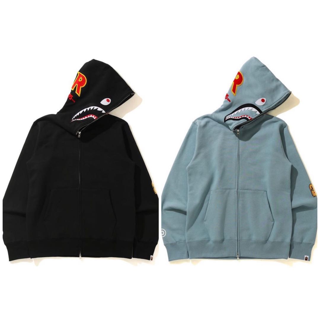 Bape Shark Full Zip Hoodie 30 Jan Men S Fashion Clothes Outerwear On Carousell Shipping to 37 countries and counting. carousell