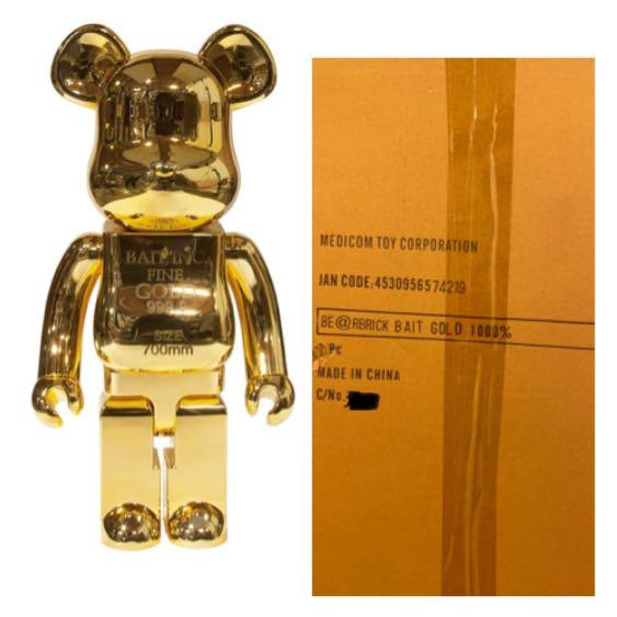Bait gold bearbrick sales 1000