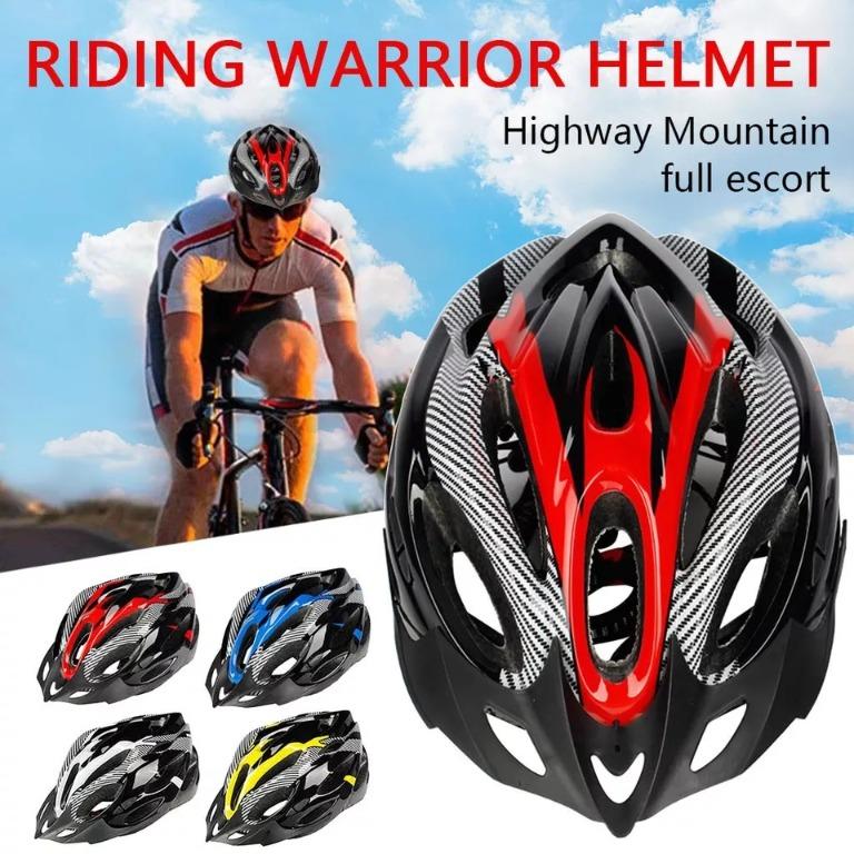 Cycling Bike Helmet Adult Bicycle Rode MTB Mens Ladies Adjustable Safety Helme 