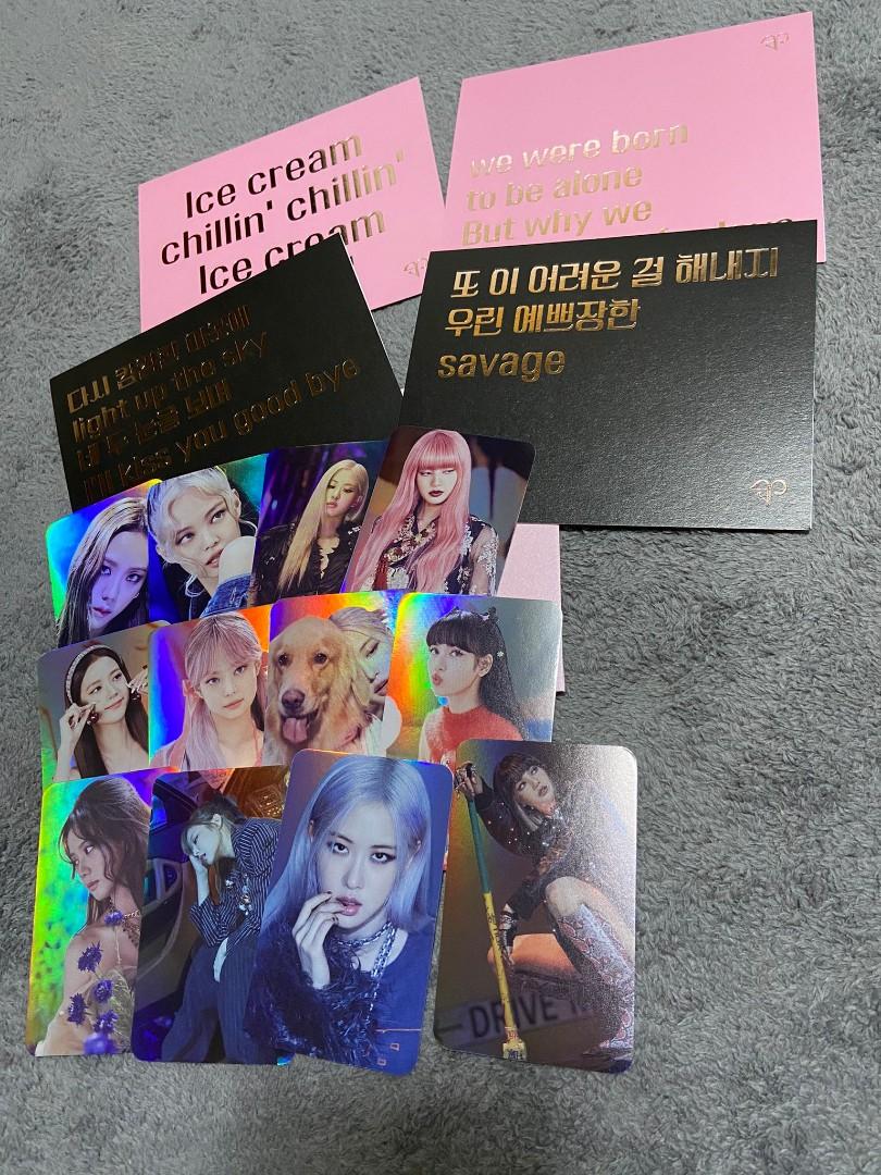 Blackpink The Show Lyrics Photocard Set Tingi Hobbies Toys Memorabilia Collectibles K Wave On Carousell