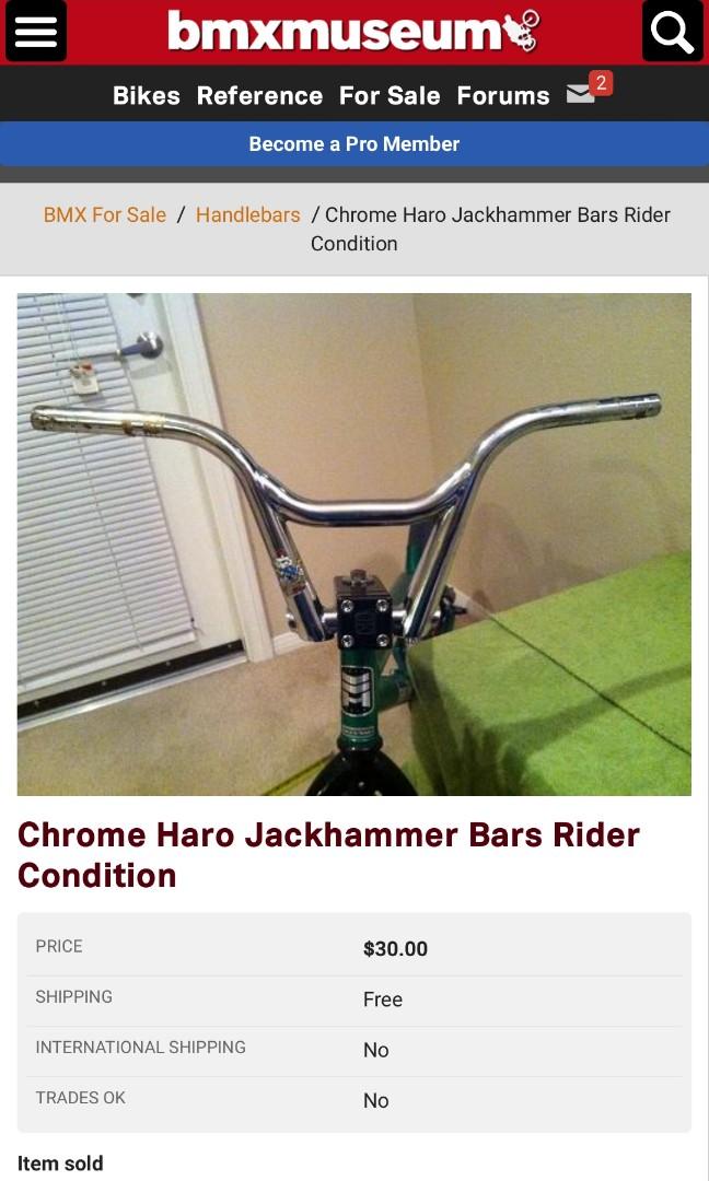 haro jackhammer bars