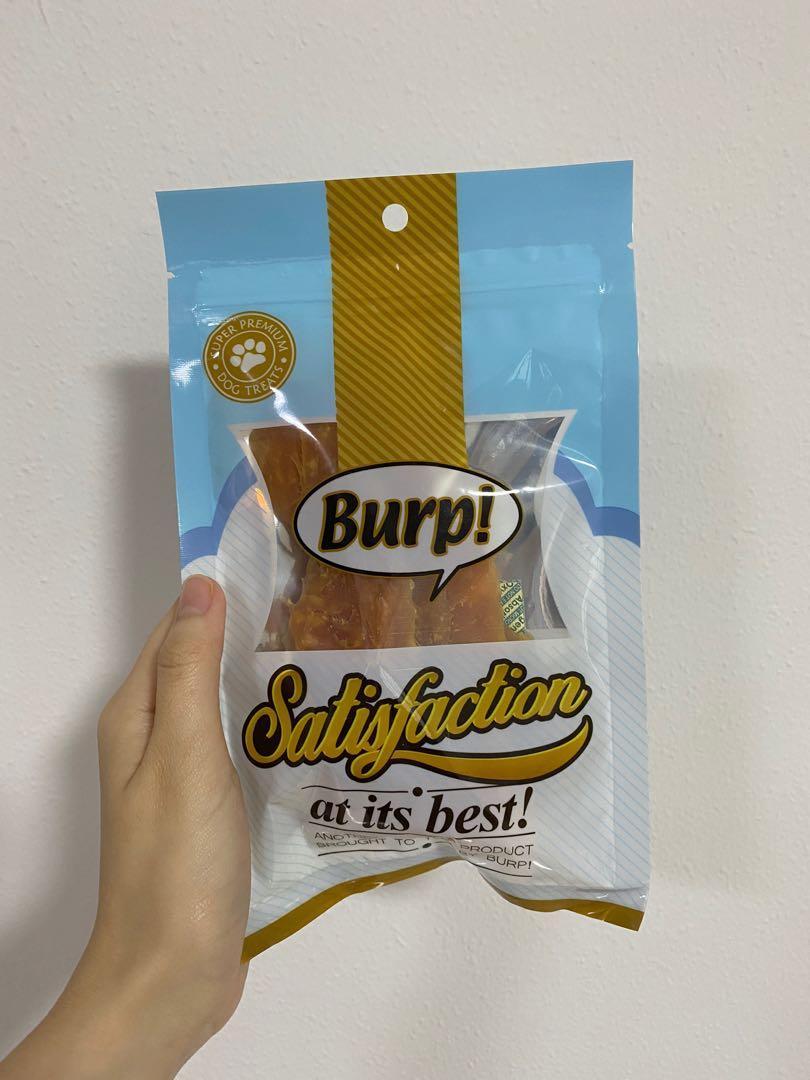 Burp sales dog treats