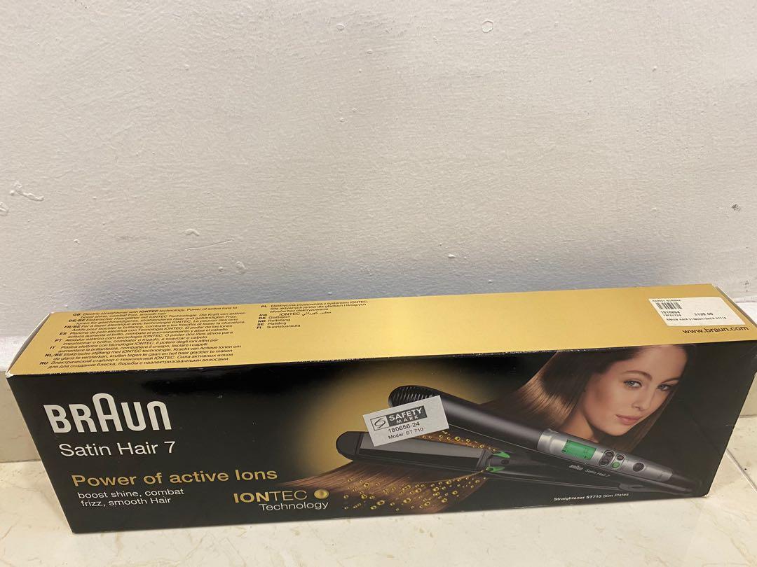 Braun Satin-Hair 7 ST 710 Hair Straightener, Beauty & Personal Care, Hair on Carousell Braun Satin-Hair 7 ST 710 Hair Straightener, Beauty & Personal Care, Hair on Carousell