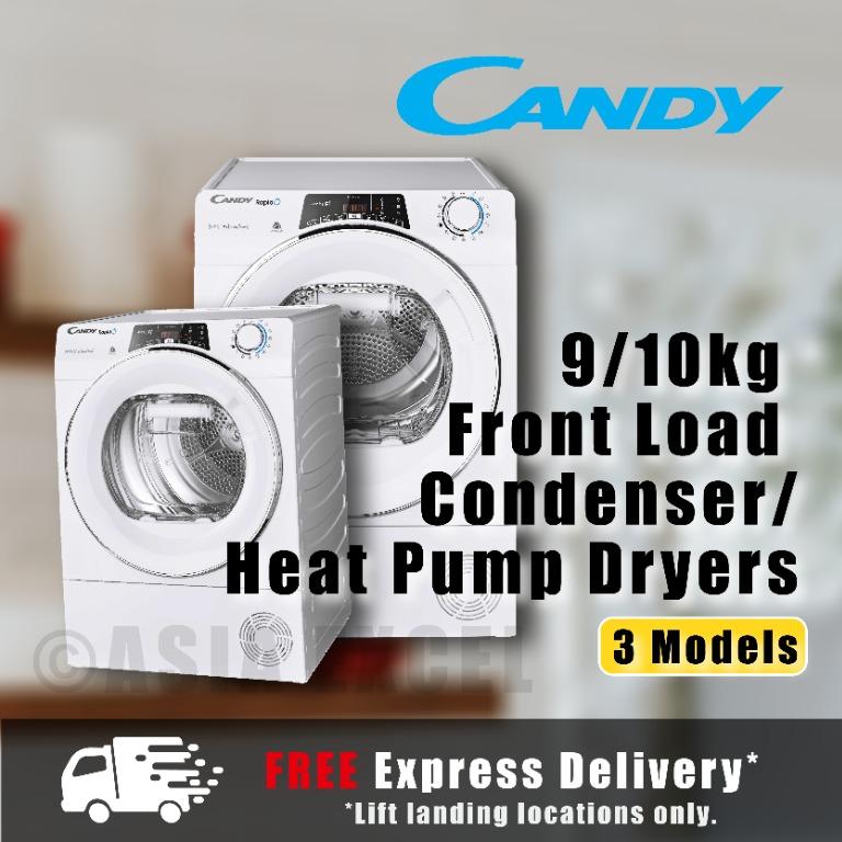 CANDY RAPIDO 9/10KG FRONT LOAD HEAT PUMP DRYER [RO H9A3TES/RO H10A2TCE