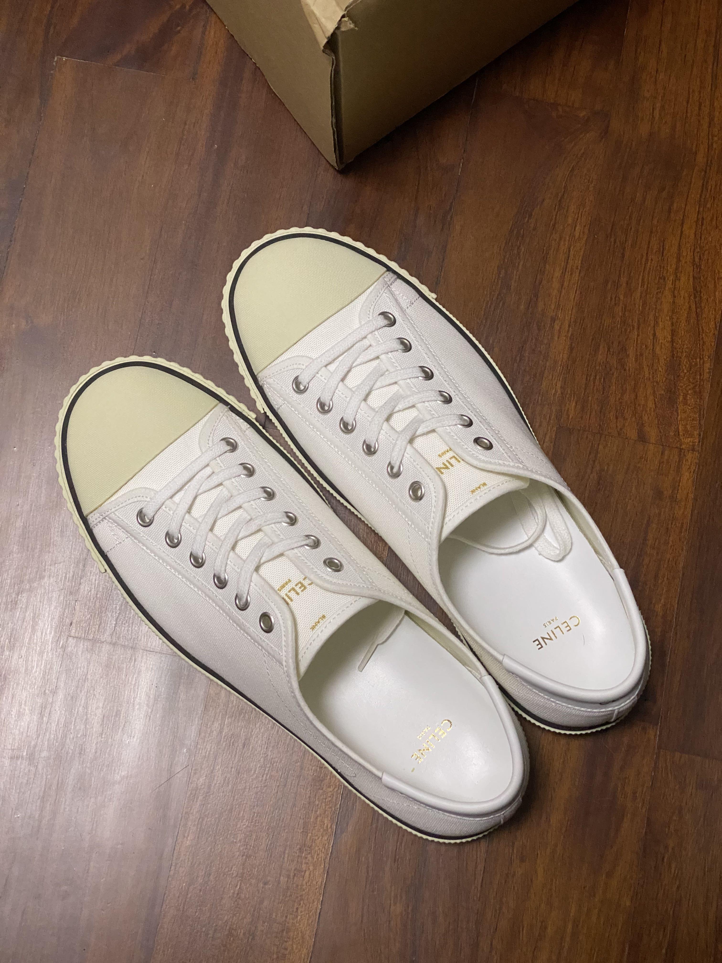 Celine Homme Canvas Sneakers Men s Fashion Footwear Sneakers on Carousell