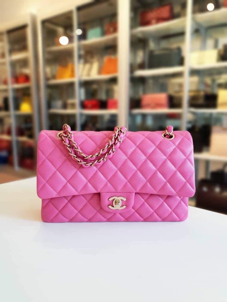 Chanel Classic Flap Medium Bubblegum Pink
