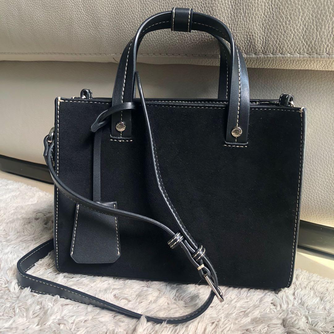 Charles & keith structured top handle bag shop