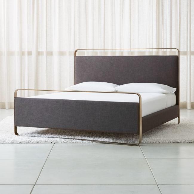 Crate and barrel shop king size bed