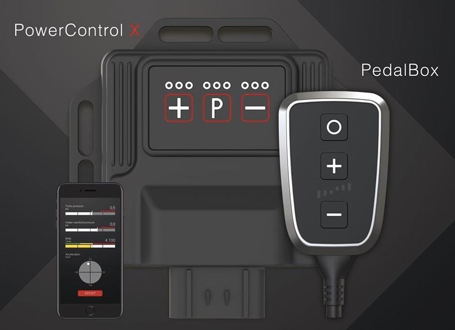 DTE Power Control X Tuning Box and DTE Pedalbox for CLA180, Car