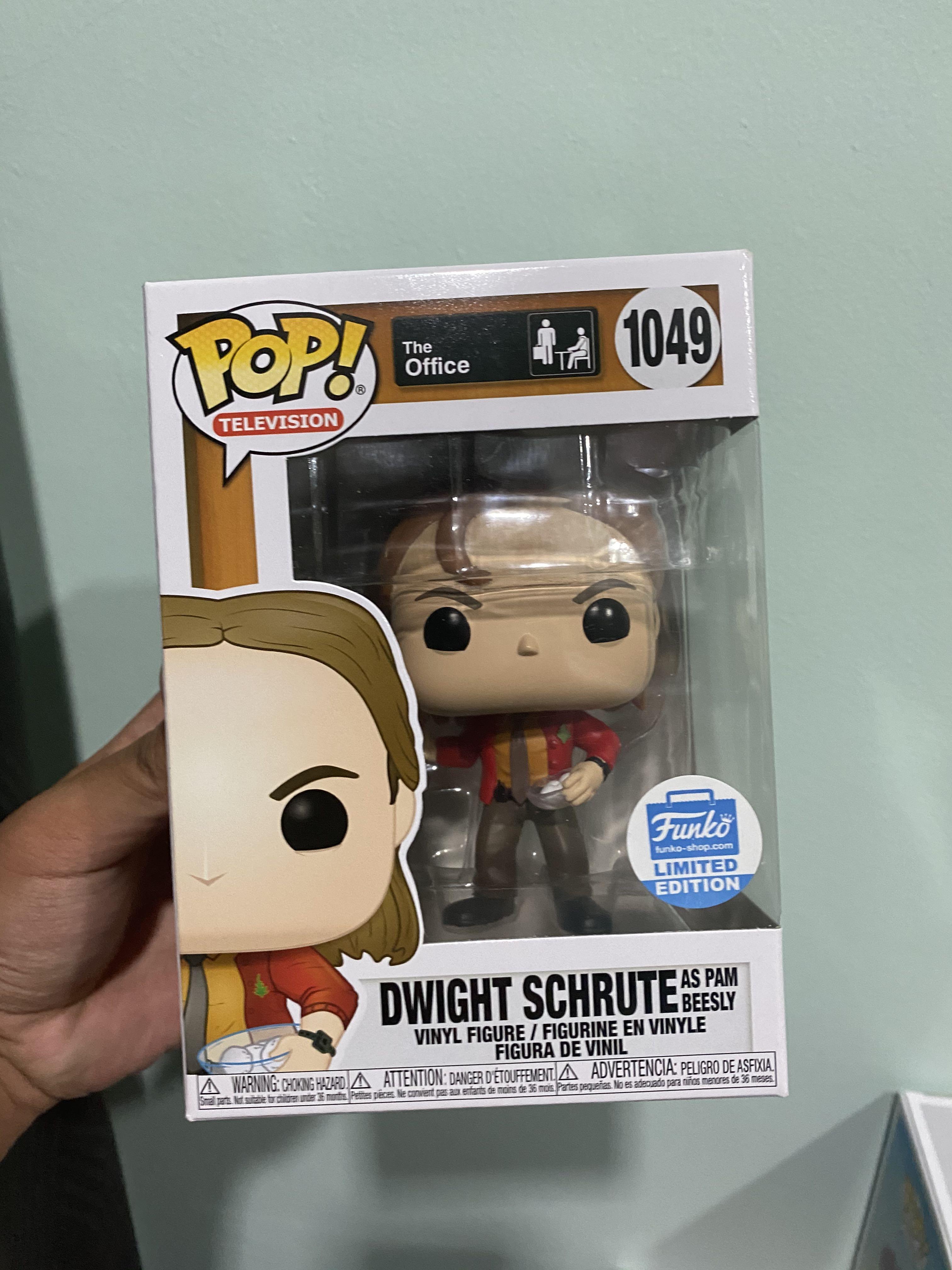 dwight schrute as pam beesly funko pop