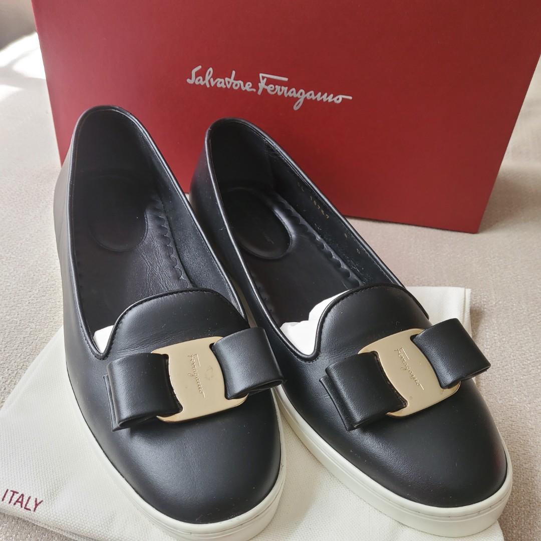 ferragamo novello slip on
