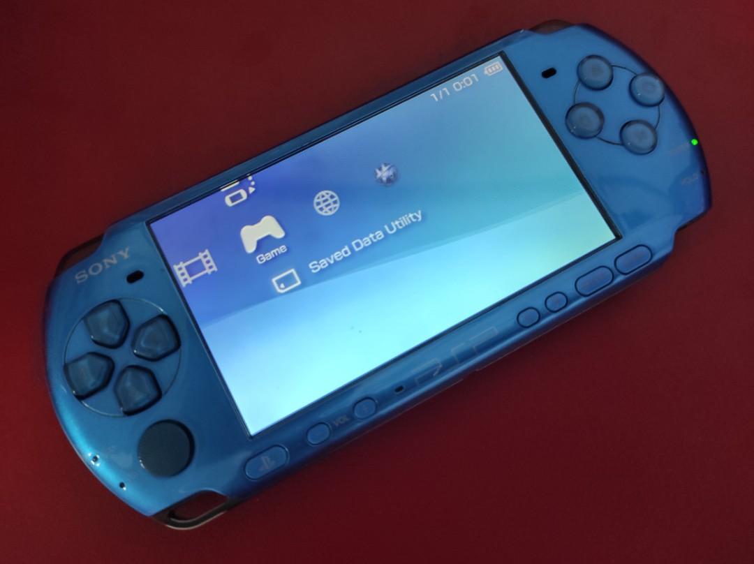 For Sale Swap Psp 3000 Blue Cfw 6 61 32gb Video Gaming Video Game Consoles Others On Carousell