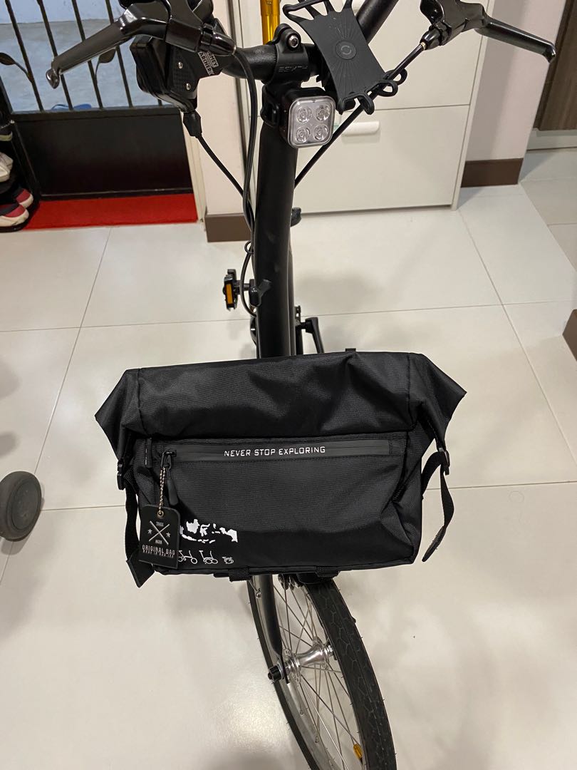 Brompton bike on sale front bag