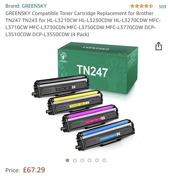 DIY Refill Toner Cartridge Brother DCP-L3550CDW 