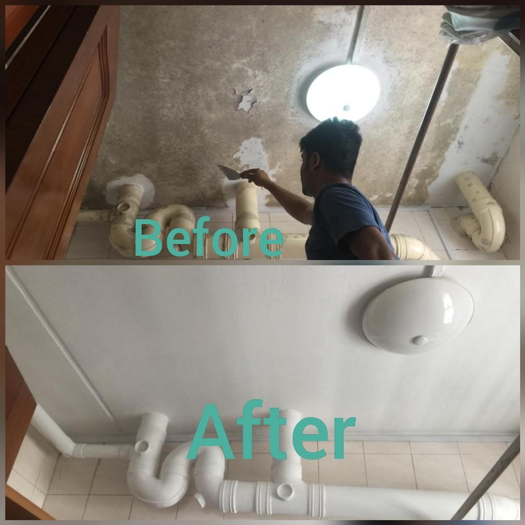 Toilet Ceiling Repair (Category: Handyman and Drilling Services) located in Singapore. Submitted by mkinterior (Listing ID 249969483, Image 1). Description: 24/7 Handyman Service Available Please Call or WhatsApp Mk 83101786 We Are BCA Registered Company In Singapore:-Specialize For All Type Of Residential & Commercial 1) Reinstatement office & Shop 2) Renovation Works 3) Hacking with Hdb License 4) Dismantle and Disposal Service 5) Carpentry Ser