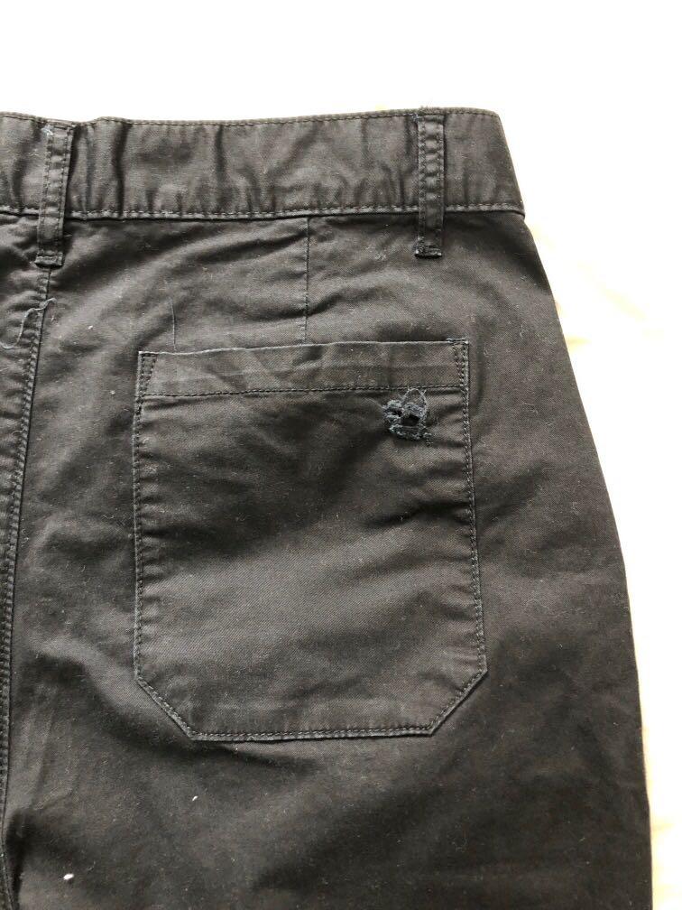 H M Slim Fit Cropped Pants Men s Fashion Bottoms Chinos on