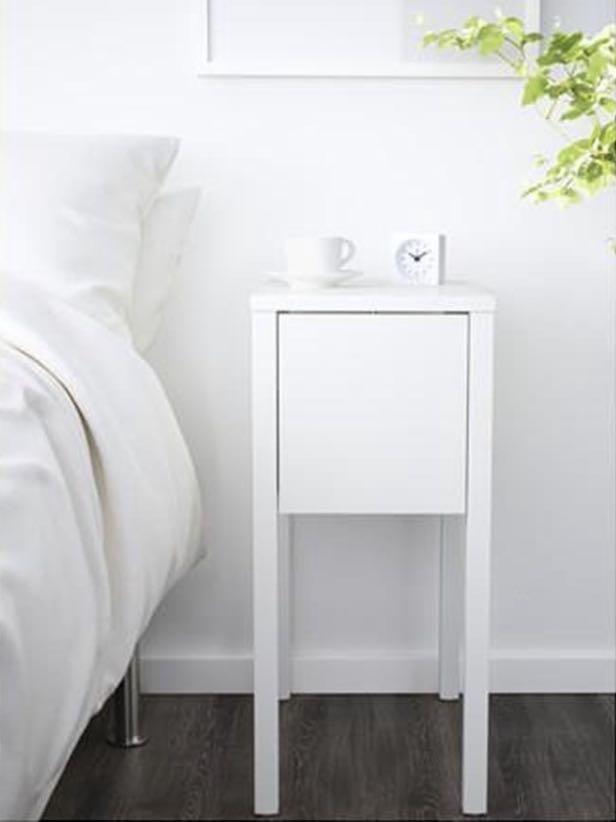 Slimline bedside table shop ikea