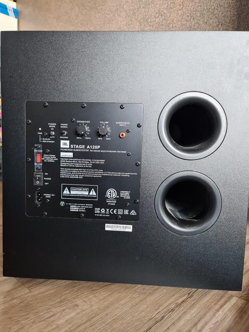 JBL Stage A120P Powered subwoofer, Audio, Soundbars, Speakers  Amplifiers  on Carousell