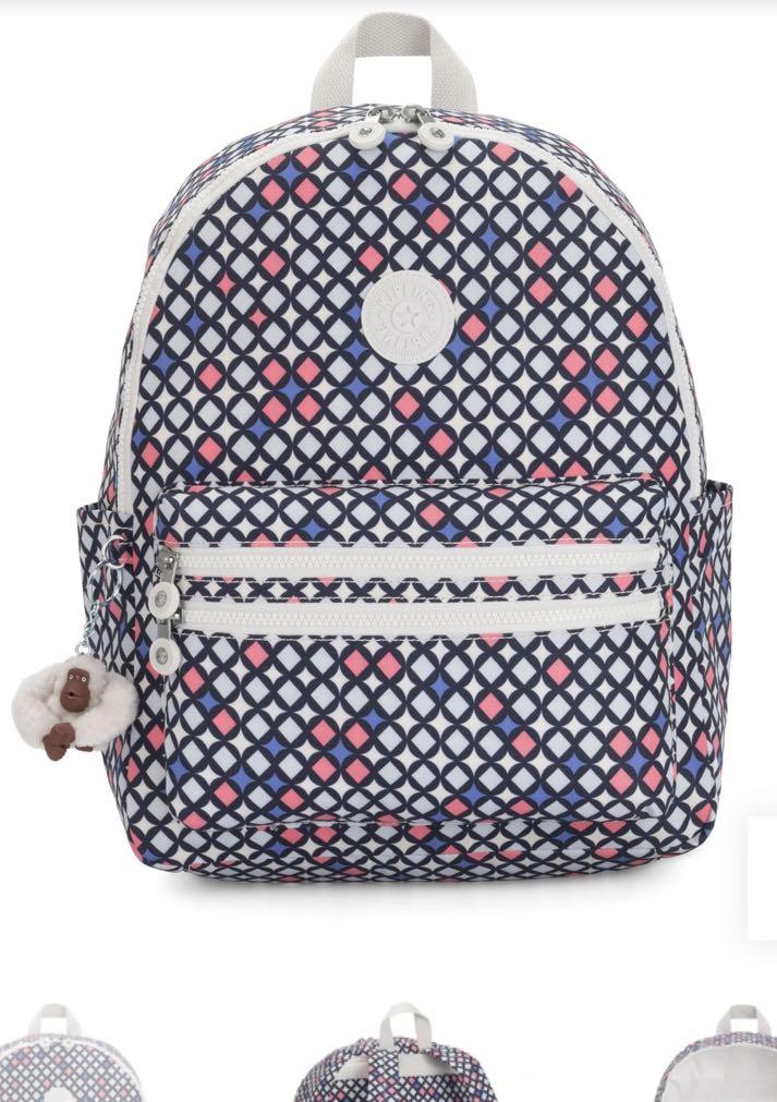 New! Kipling backpack bag 背囊 袋 （分類：背囊）位於 Hong Kong。 由 spaghettiricegor 提交（商品編號 1066044989，圖片 1）。簡介： Kipling 背囊 Bouree Backpacks Flourish Maze 100% New 全新 100% Authentic 正品 Original price 原價： $890。