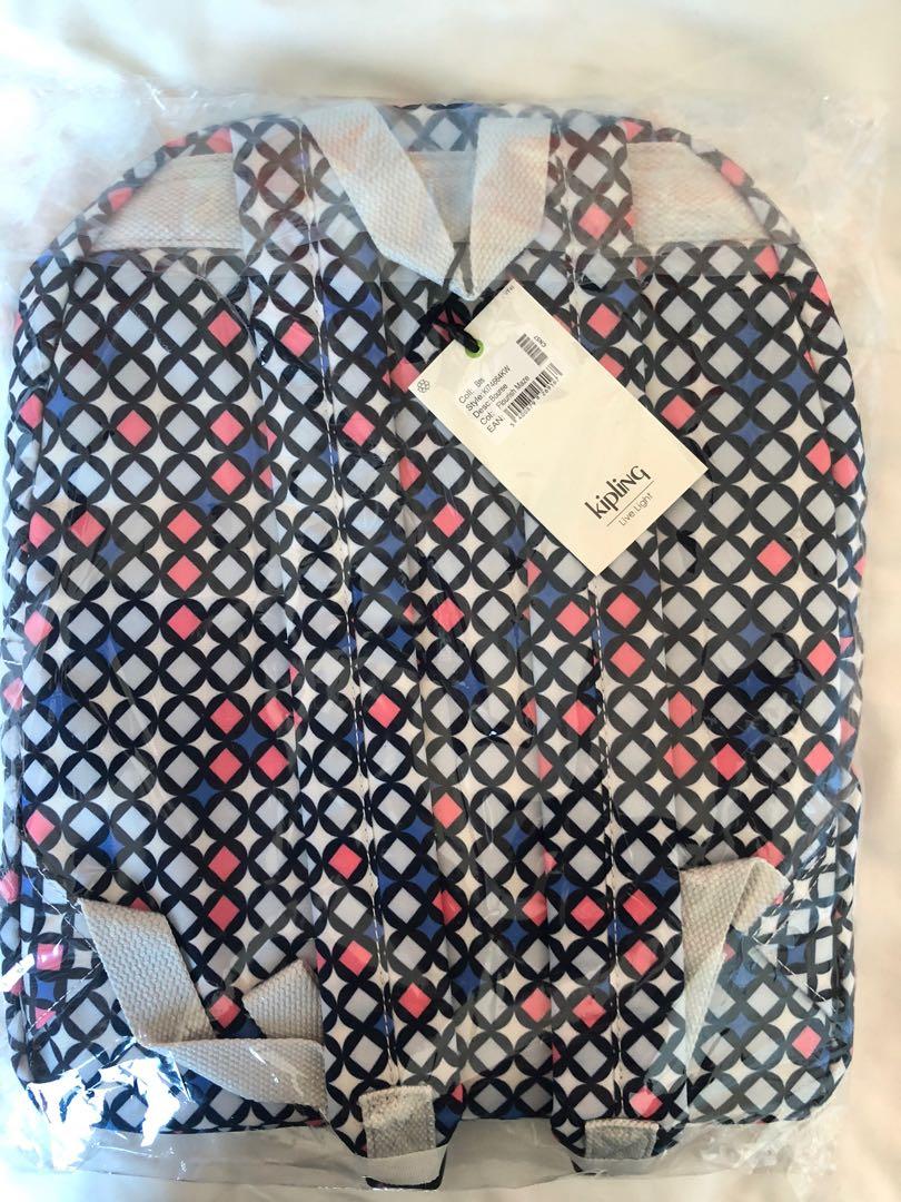 New! Kipling backpack bag 背囊 袋 （分類：背囊）位於 Hong Kong。 由 spaghettiricegor 提交（商品編號 1066044989，圖片 6）。簡介： Kipling 背囊 Bouree Backpacks Flourish Maze 100% New 全新 100% Authentic 正品 Original price 原價： $890。