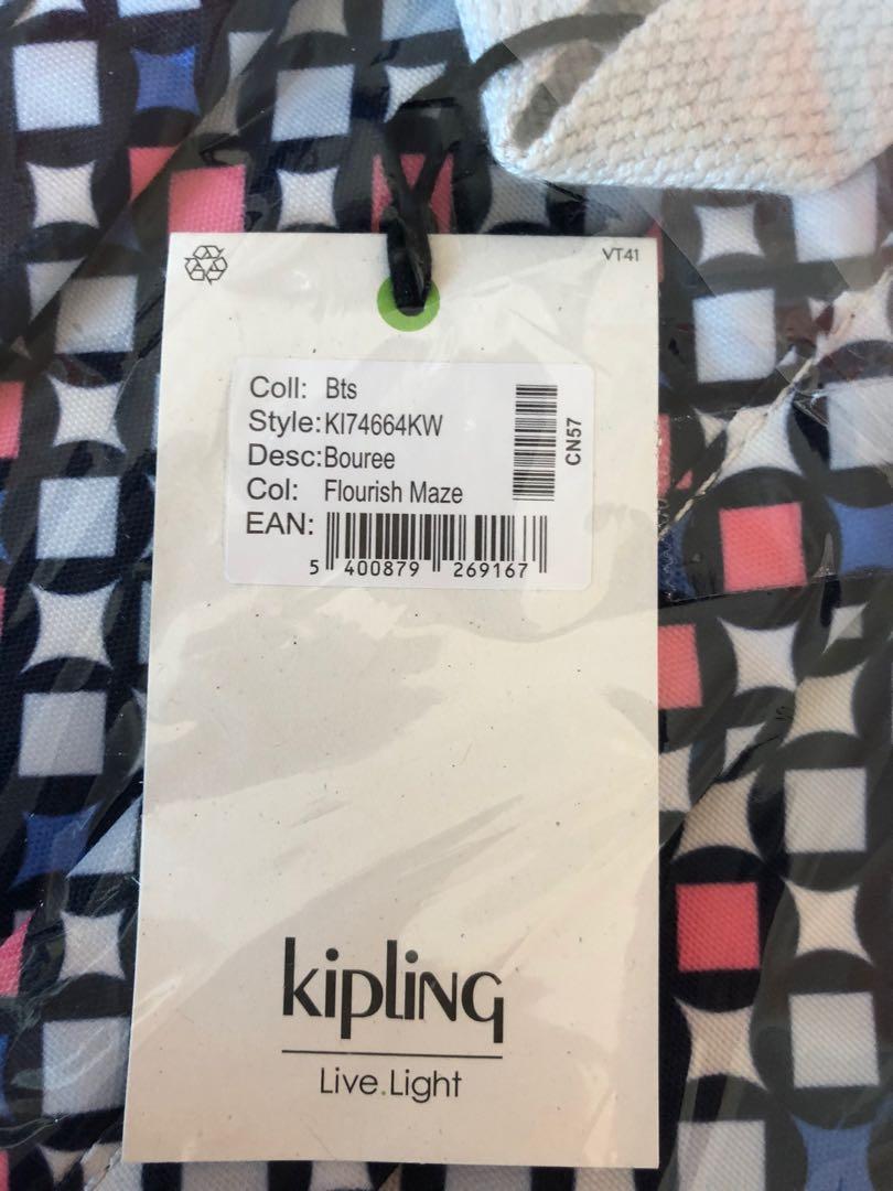 New! Kipling backpack bag 背囊 袋 （分類：背囊）位於 Hong Kong。 由 spaghettiricegor 提交（商品編號 1066044989，圖片 7）。簡介： Kipling 背囊 Bouree Backpacks Flourish Maze 100% New 全新 100% Authentic 正品 Original price 原價： $890。