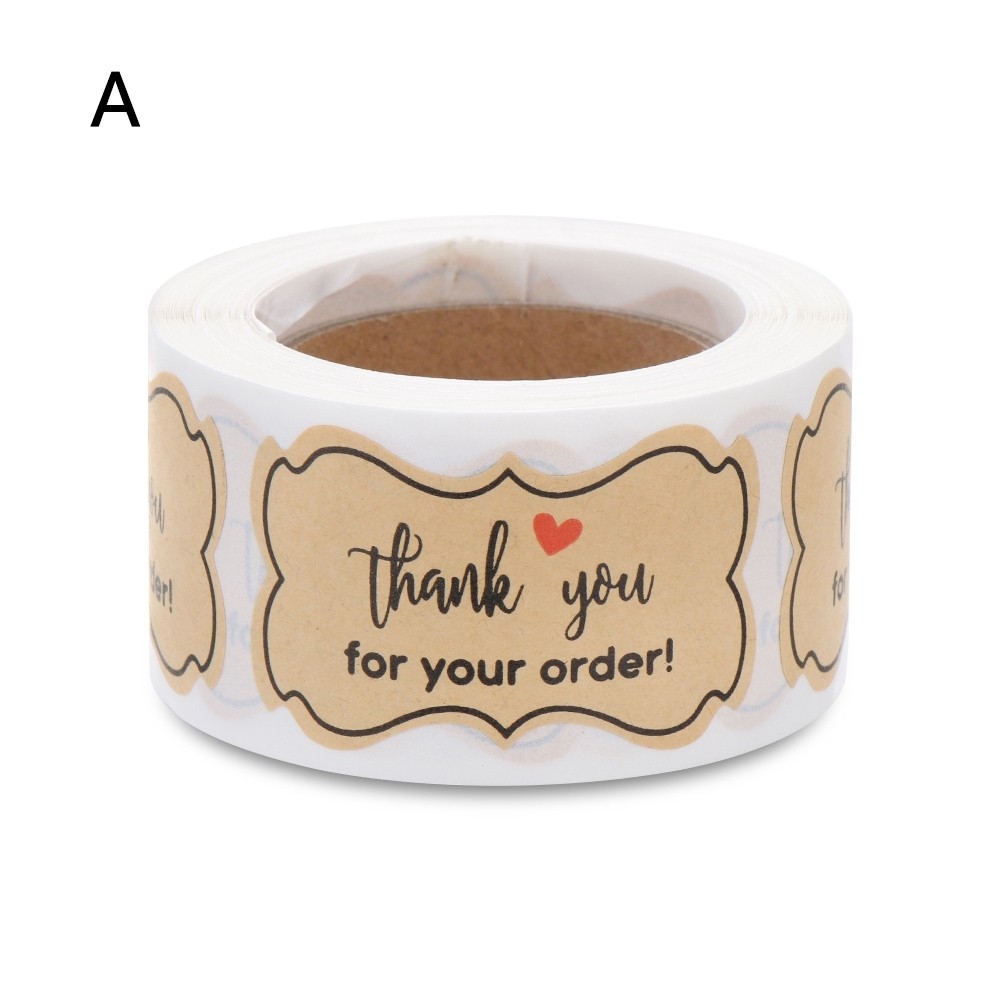 Kraft sticker labels for business owners ( swipe for more designs