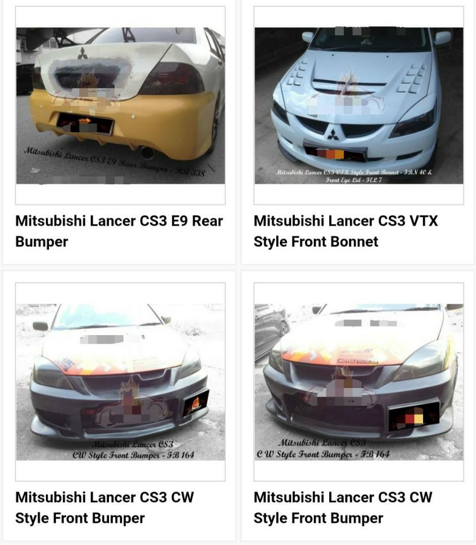 📦Lancer Cs3 Bodykit, Car Accessories, Accessories on Carousell