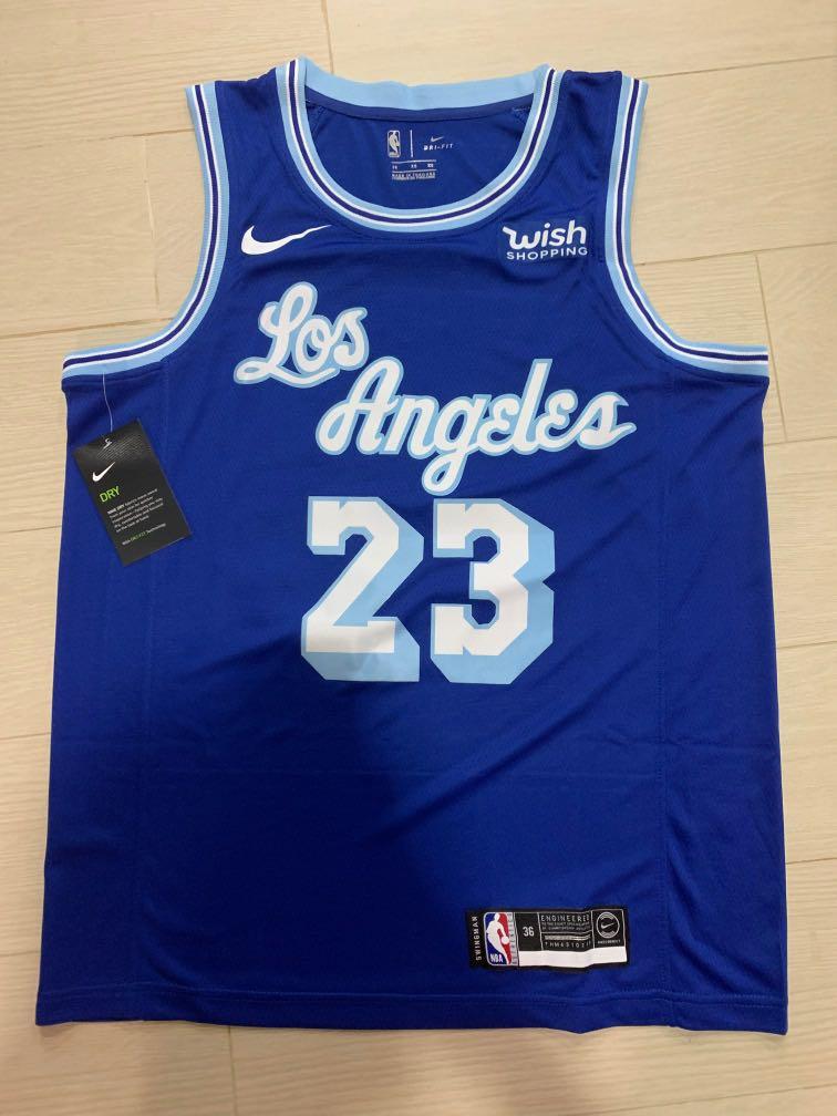 Nike Los Angeles Lakers Lebron James City Edition Swingman Jersey Men XL  rare