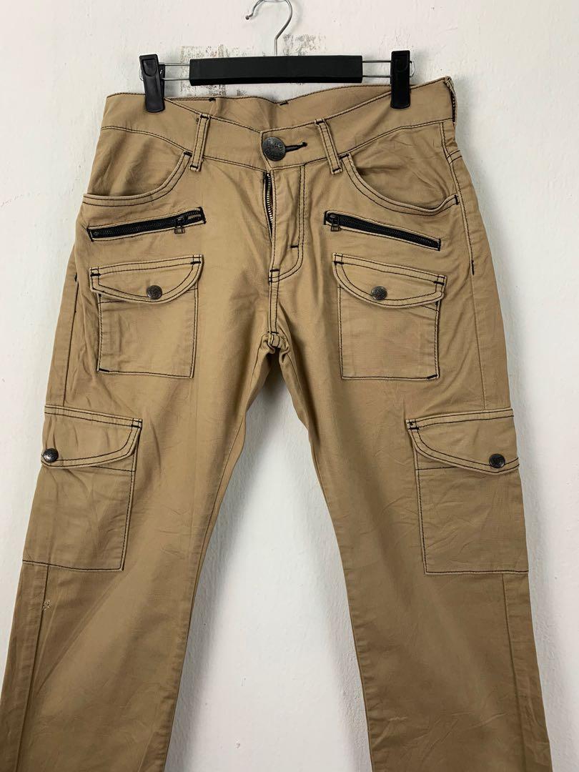 Riders Casuals Navy blue high rise khaki pants Size... - Depop