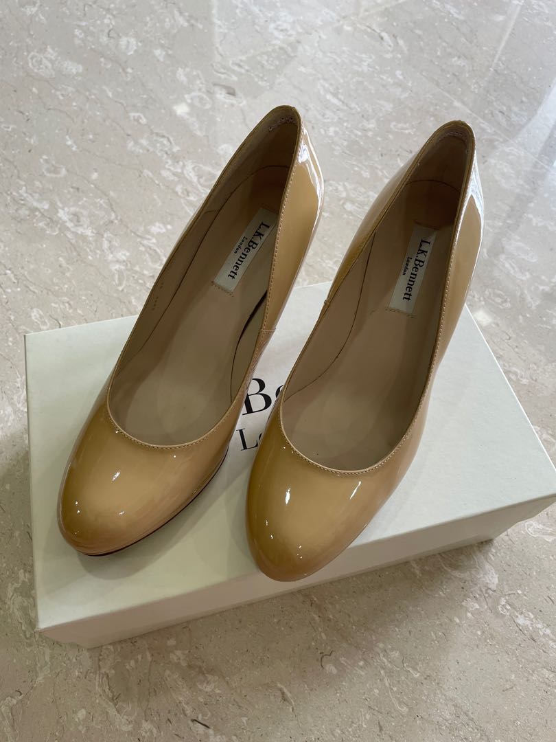 L.K. Bennett Sybila Patent leather shoes