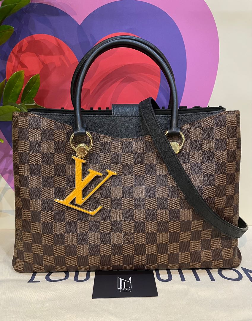 Louis Vuitton Riverside Damier Ebene Noir, Luxury, Bags & Wallets