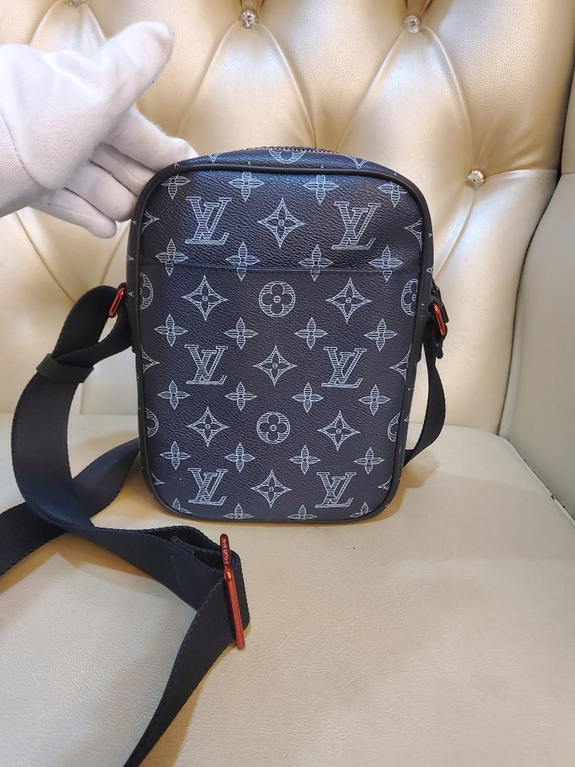 Louis Vuitton Danube Handbag Limited Edition Upside Down Monogram Ink PM  Blue 23217228