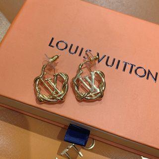 Louis Vuitton LV Twiggy Earrings Golden Metal