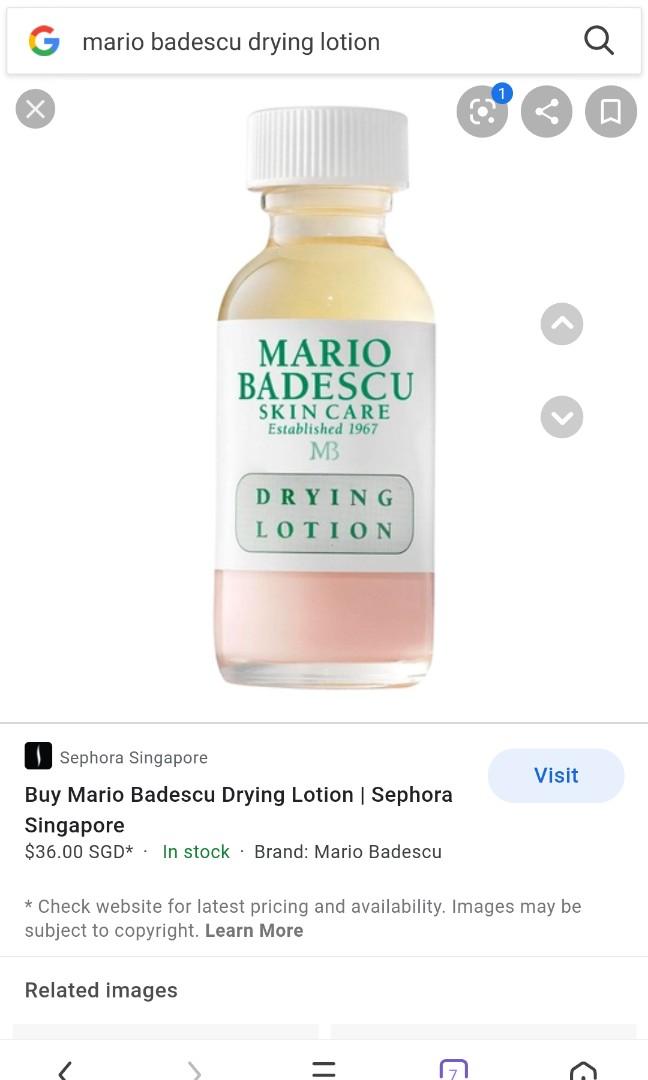 face drying lotion