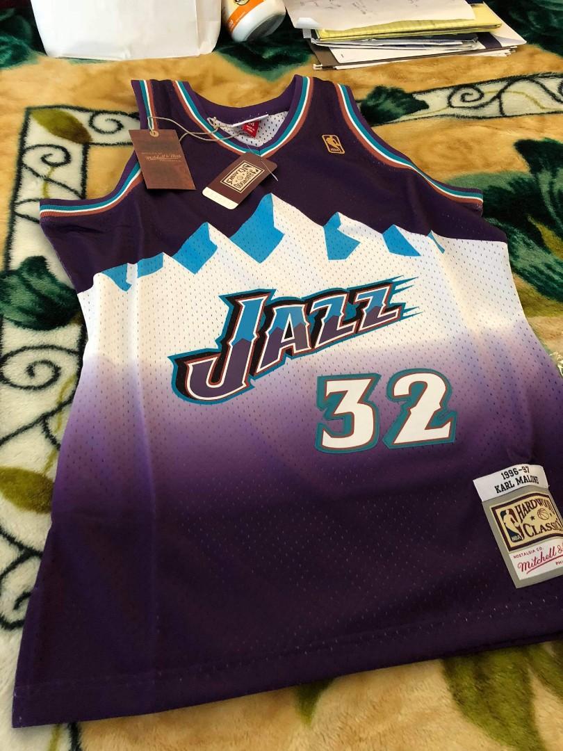 karl malone jersey mitchell and ness