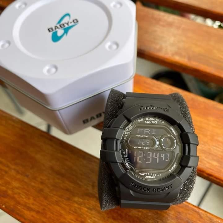 Orig Casio Baby G BGD140 1A Dual Illuminator EL Backlight Black