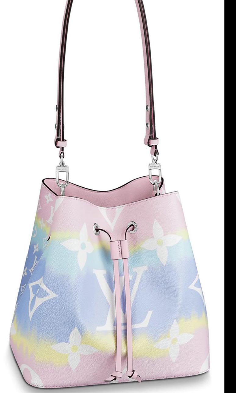 Pastel Louis Vuitton bucket bag Luxury Bags Wallets on Carousell