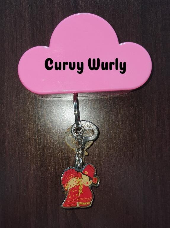Personalised key holder no drill cute creative colourful