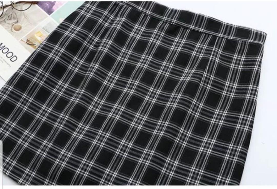 Plus size plaid deals skirt 6xl