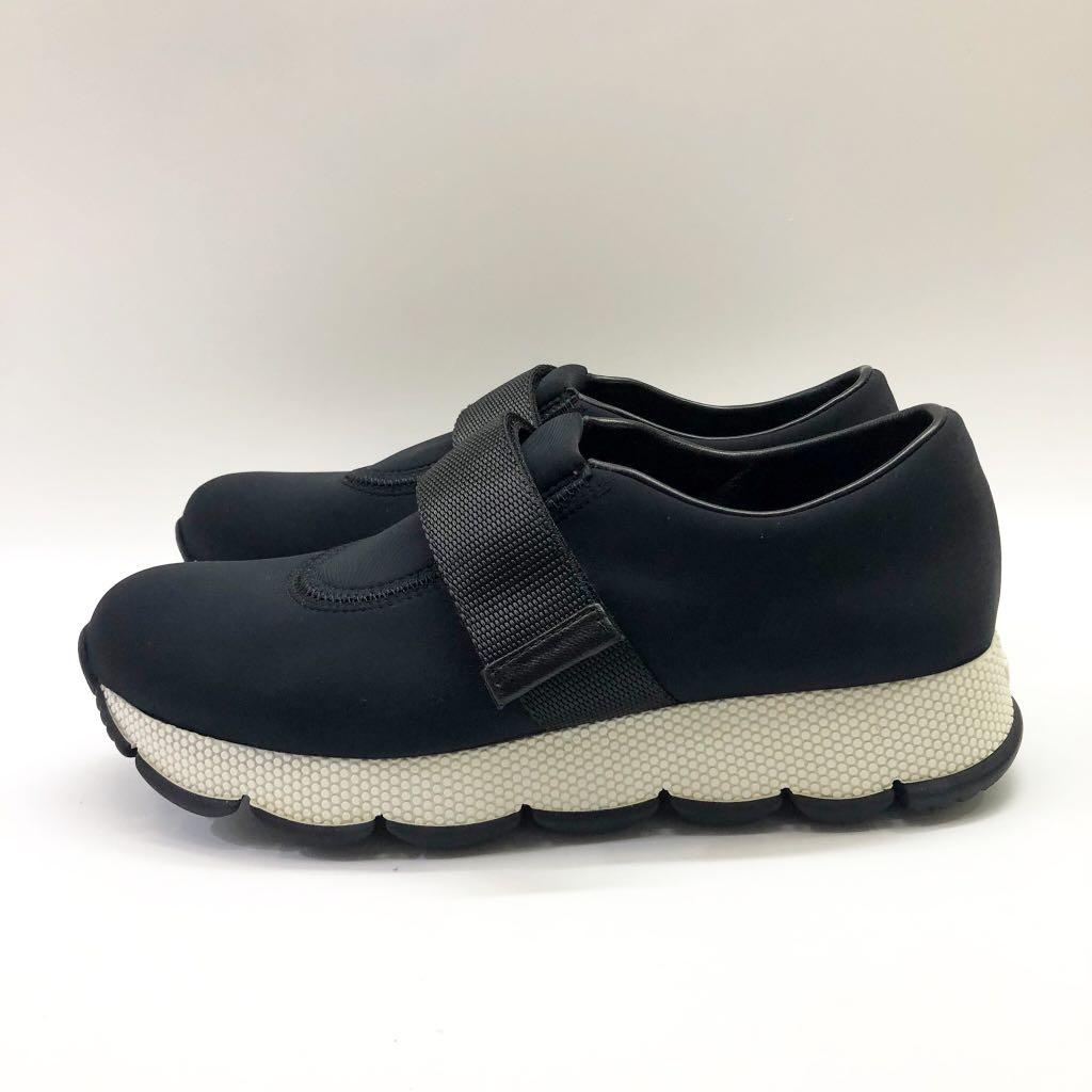 PRADA 3S6179 NAVY SNEAKERS 217001246 Women s Fashion Footwear Sneakers on Carousell