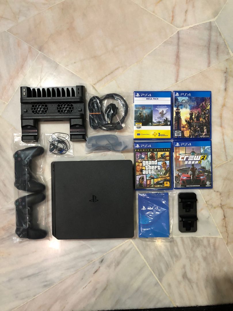 PS4 SLIM 1TB FULL SET WITH WARRANTY & ORIGINAL BOX, Video Gaming, Video