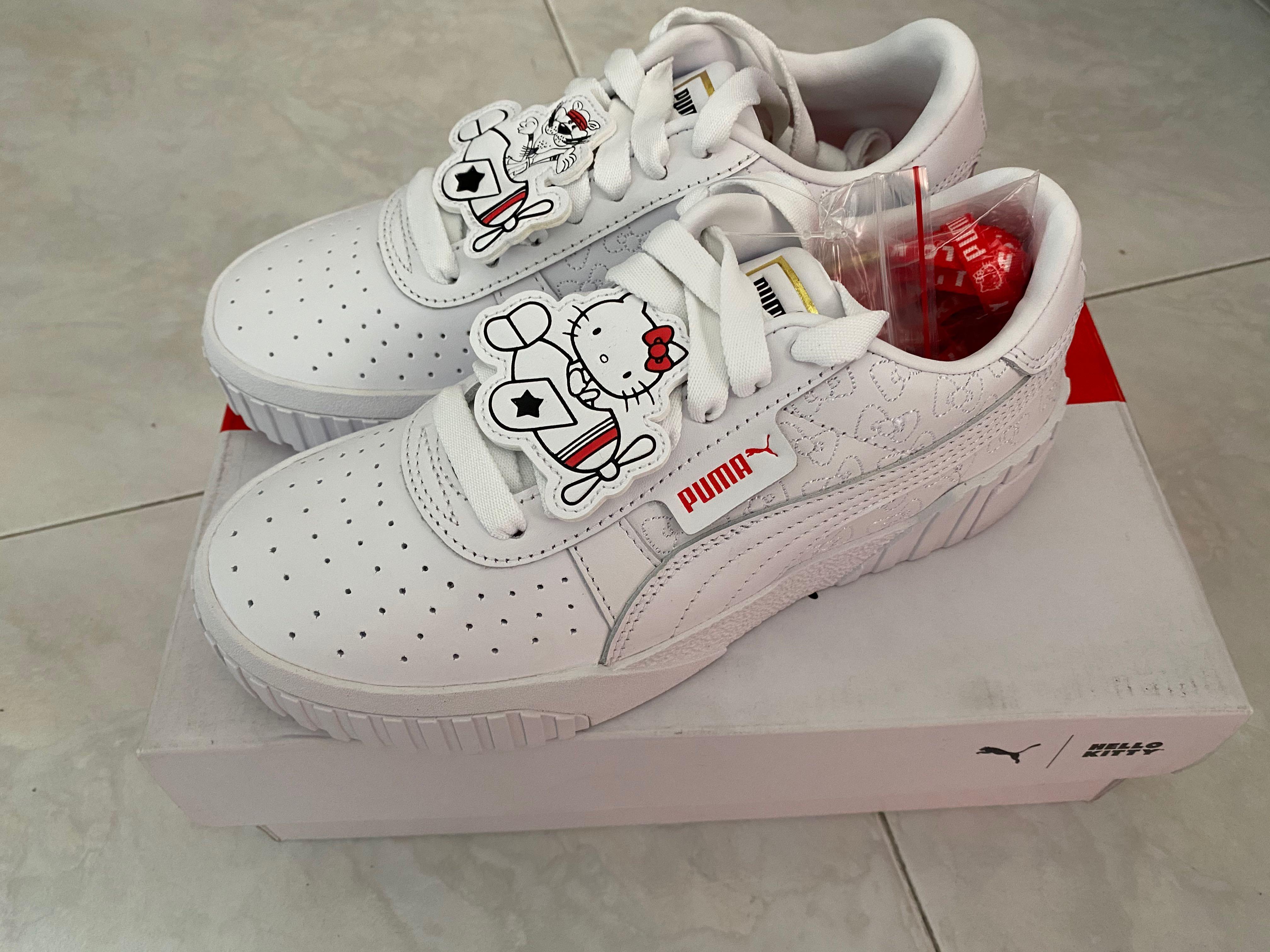 Puma X hello kitty white shoes, Women's Fashion, Footwear, Sneakers on  Carousell