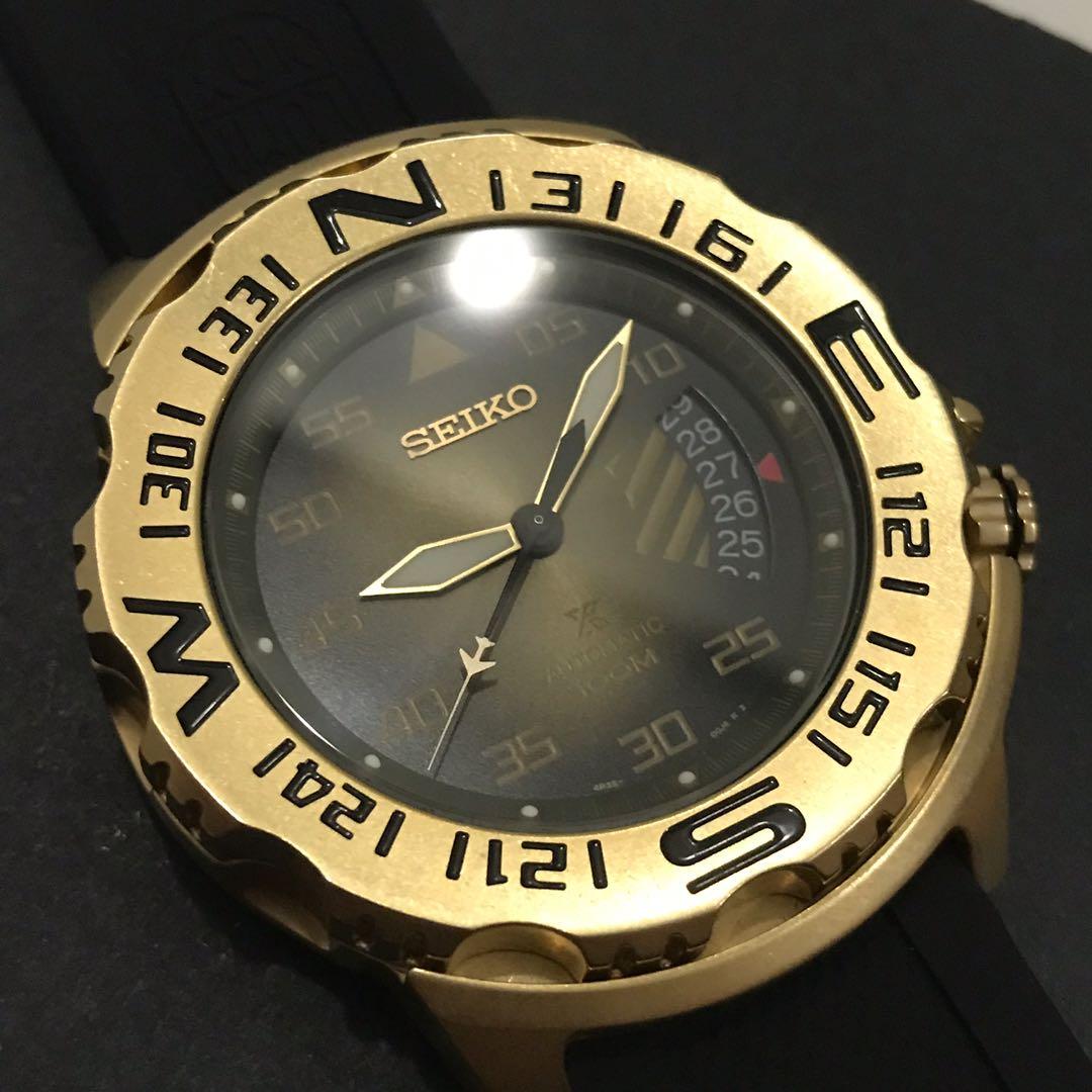 RARE Limited Ed Seiko Golden Field Monster SRP580